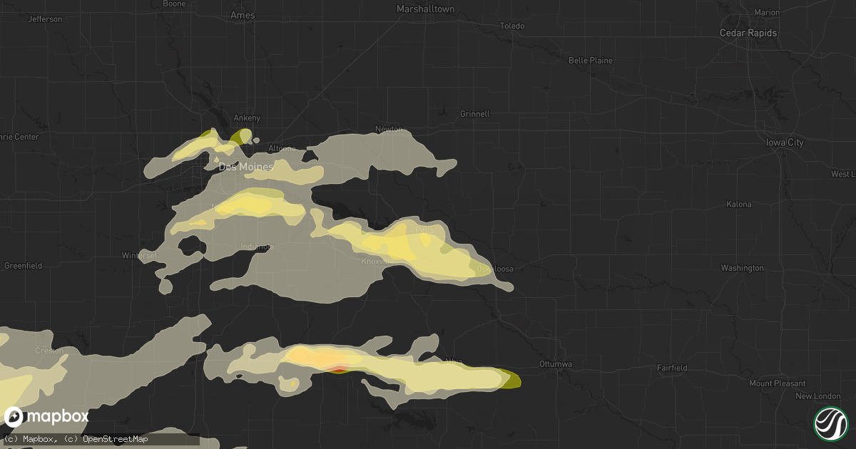 Hail Map in Pella, IA on September 17, 2022 HailTrace